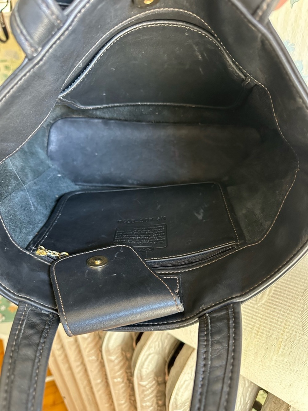 Coach Black Bleeker Book Tote No. 9314 - Picture 4 of 4